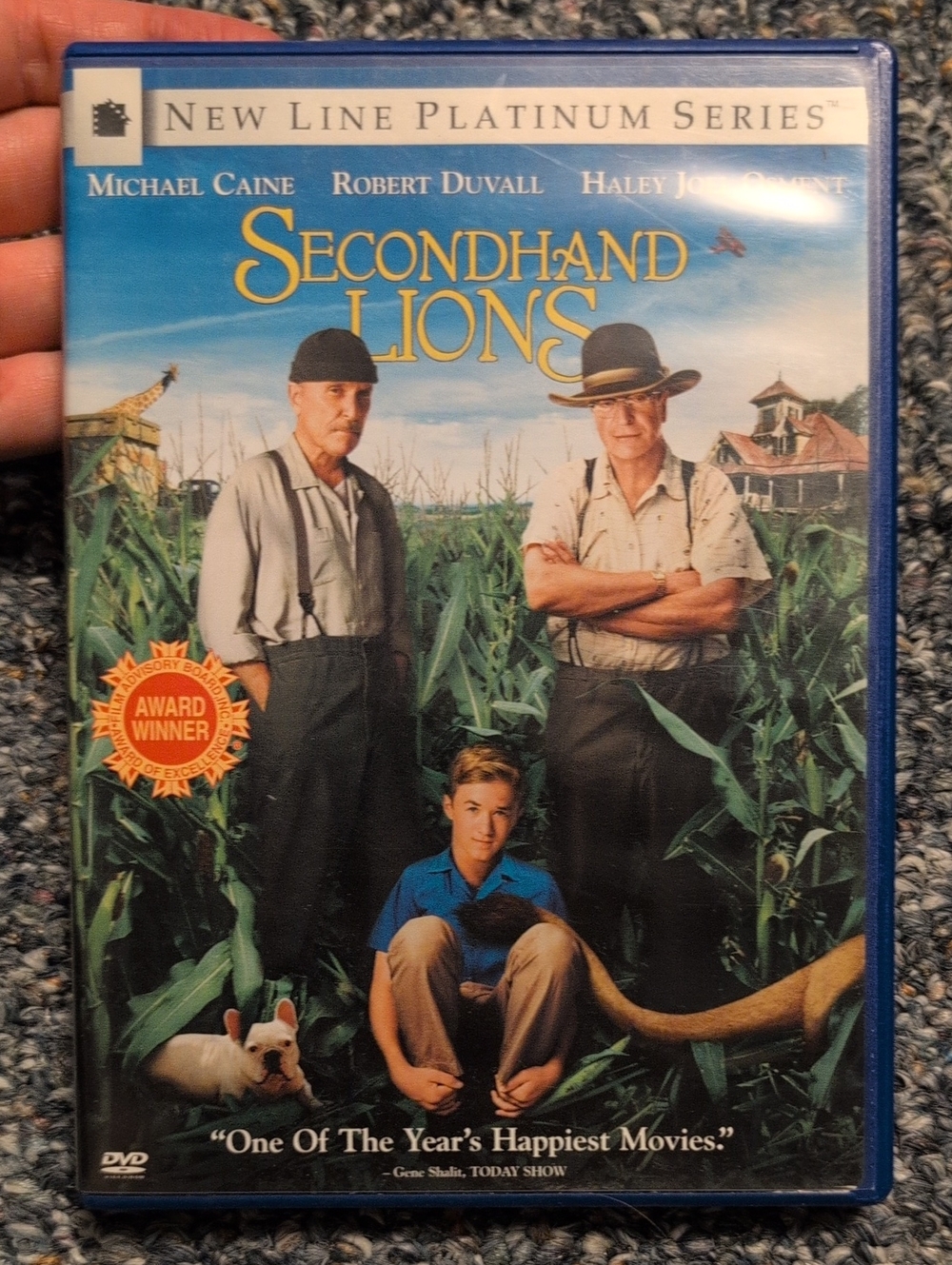Secondhand Lions DVD - Blue Cover -